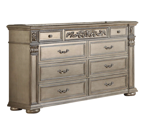 Platinum Silver Bedroom Set by Cosmos Furniture at Eve Furniture