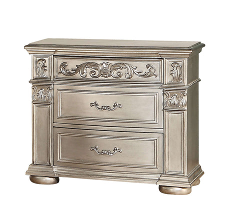 Platinum Silver Bedroom Set by Cosmos Furniture at Eve Furniture
