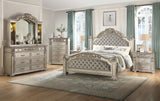 Platinum Silver Bedroom Set by Cosmos Furniture at Eve Furniture