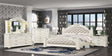 Platinum White Bedroom Set by Cosmos Furniture at Eve Furniture