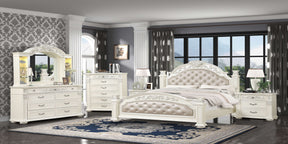 Platinum White Bedroom Set by Cosmos Furniture at Eve Furniture