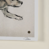 Playful Pup I by Mercana Studio Hand Embelished Framed Artwork Matted under Glass by Mercana at Eve Furniture