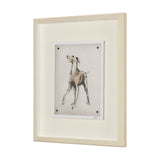 Playful Pup II by Mercana Studio Hand Embelished Framed Artwork Matted under Glass by Mercana at Eve Furniture