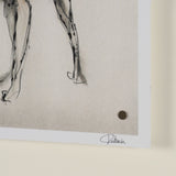Playful Pup II by Mercana Studio Hand Embelished Framed Artwork Matted under Glass by Mercana at Eve Furniture