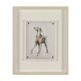 Playful Pup II by Mercana Studio Hand Embelished Framed Artwork Matted under Glass by Mercana at Eve Furniture