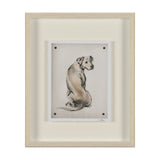 Playful Pup III by Mercana Studio Hand Embelished Framed Artwork Matted under Glass by Mercana at Eve Furniture
