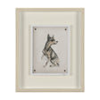 Playful Pup IV by Mercana Studio Hand Embelished Framed Artwork Matted under Glass by Mercana at Eve Furniture