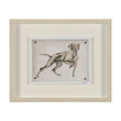 Playful Pup V by Mercana Studio Hand Embelished Framed Artwork Matted under Glass by Mercana at Eve Furniture