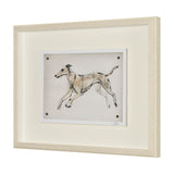 Playful Pup VI by Mercana Studio Hand Embelished Framed Artwork Matted under Glass by Mercana at Eve Furniture