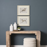 Playful Pup VI by Mercana Studio Hand Embelished Framed Artwork Matted under Glass by Mercana at Eve Furniture
