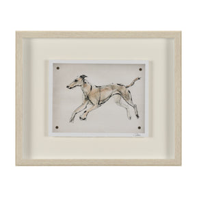 Playful Pup VI by Mercana Studio Hand Embelished Framed Artwork Matted under Glass by Mercana at Eve Furniture