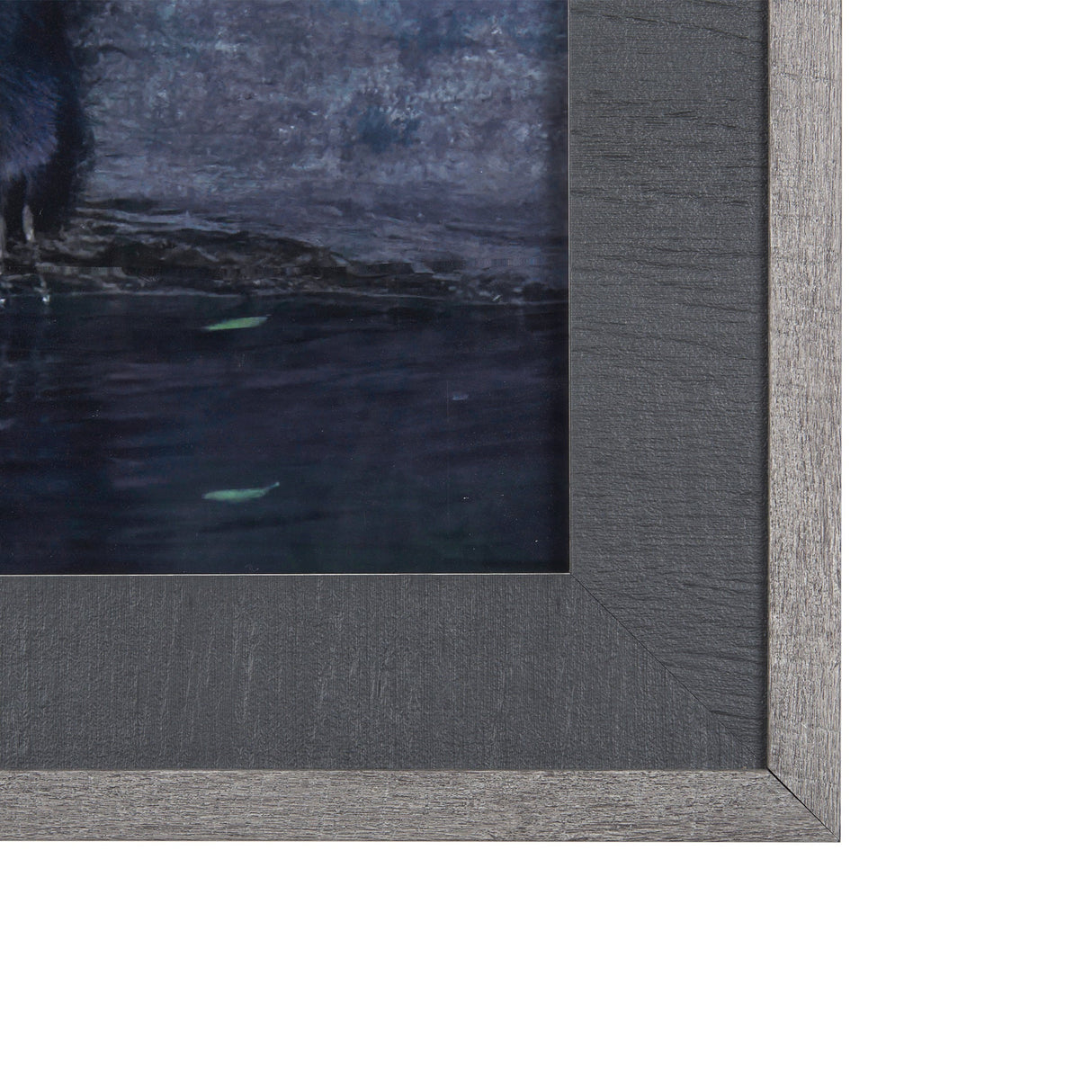 Playing Bears by Chad Mackay a Hand Embellished Textured Framed Photo Art Print Matted under Glass by Mercana at Eve Furniture