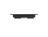 Plaza 64.25 Floating Entertainment Center in Black by Manhattan Comfort at Eve Furniture