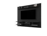 Plaza 64.25 Floating Entertainment Center in Black by Manhattan Comfort at Eve Furniture