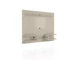 Plaza 64.25 Floating Entertainment Center in Off White by Manhattan Comfort at Eve Furniture