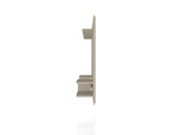 Plaza 64.25 Floating Entertainment Center in Off White by Manhattan Comfort at Eve Furniture