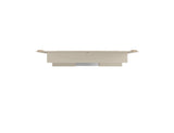 Plaza 64.25 Floating Entertainment Center in Off White by Manhattan Comfort at Eve Furniture