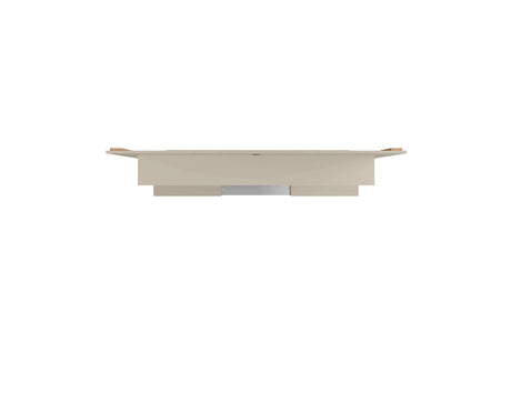 Plaza 64.25 Floating Entertainment Center in Off White by Manhattan Comfort at Eve Furniture