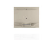 Plaza 64.25 Floating Entertainment Center in Off White by Manhattan Comfort at Eve Furniture