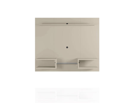 Plaza 64.25 Floating Entertainment Center in Off White by Manhattan Comfort at Eve Furniture