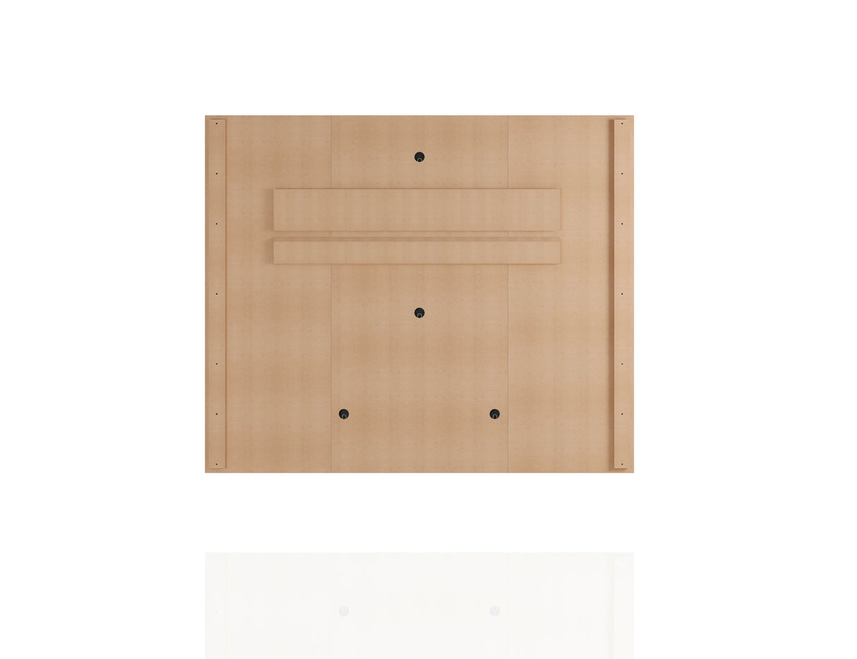 Plaza 64.25 Floating Entertainment Center in Rustic Brown and Yellow by Manhattan Comfort at Eve Furniture