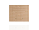 Plaza 64.25 Floating Entertainment Center in Rustic Brown by Manhattan Comfort at Eve Furniture