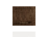Plaza 64.25 Floating Entertainment Center in Rustic Brown by Manhattan Comfort at Eve Furniture