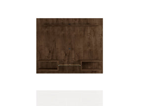 Plaza 64.25 Floating Entertainment Center in Rustic Brown by Manhattan Comfort at Eve Furniture