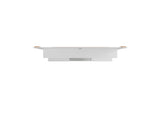 Plaza 64.25 Floating Entertainment Center in White by Manhattan Comfort at Eve Furniture