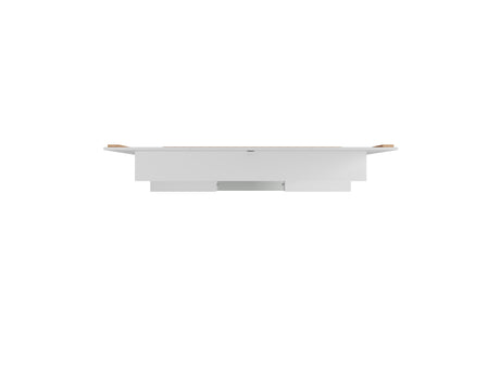 Plaza 64.25 Floating Entertainment Center in White by Manhattan Comfort at Eve Furniture