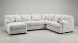 Plaza Silver 3-Piece Sectional by New Era Innovations at Eve Furniture