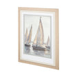 Plein Air Sailboats I by Ethan Harper a Framed Art Print Matted under Glass by Mercana at Eve Furniture