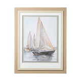 Plein Air Sailboats II by Ethan Harper a Framed Art Print Matted under Glass by Mercana at Eve Furniture