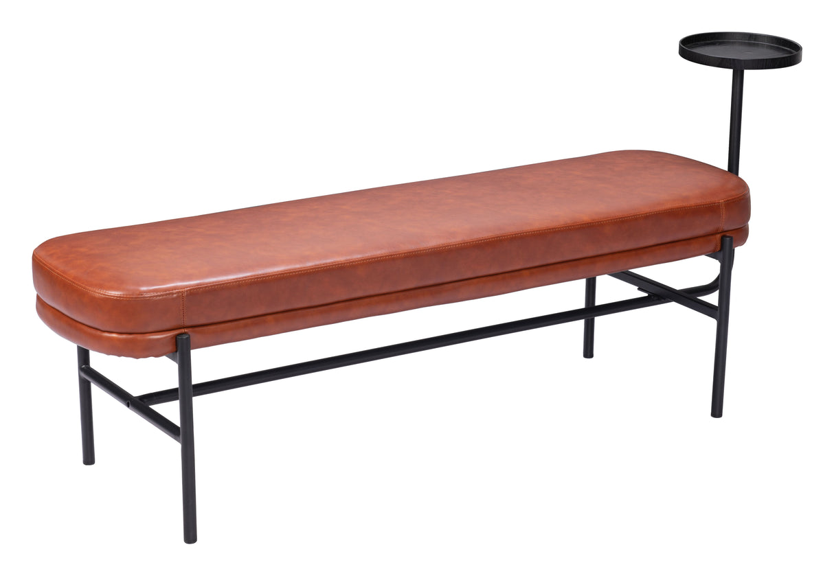 Ploce Brown Bench by Zuomod at Eve Furniture