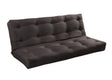 Plosh Black 8" Black Futon Mattress w/ Spring by Furniture of America at Eve Furniture