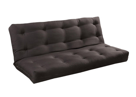 Plosh Black 8" Black Futon Mattress w/ Spring by Furniture of America at Eve Furniture