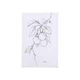 Plum Branch II by Mercana Studio a Hand Embellished Textured Canvas by Mercana at Eve Furniture