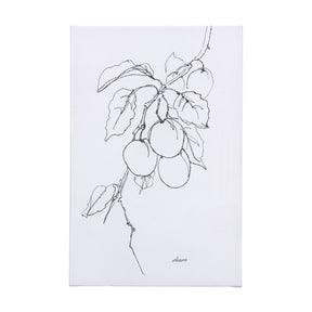 Plum Branch II by Mercana Studio a Hand Embellished Textured Canvas by Mercana at Eve Furniture