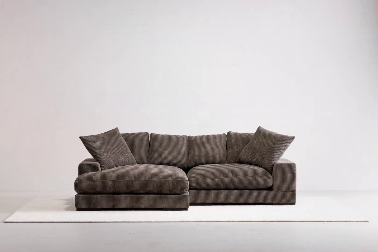 Plunge Charcoal Sectional by Moe's Home at Eve Furniture