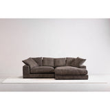 Plunge Charcoal Sectional by Moe's Home at Eve Furniture