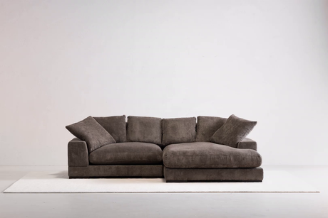 Plunge Dark Brown Sectional by MOES at Eve Furniture
