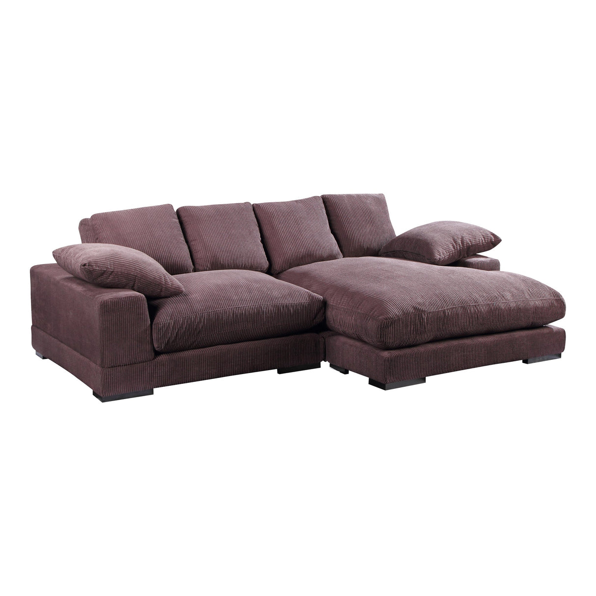Plunge Dark Brown Sectional by MOES at Eve Furniture