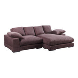 Plunge Dark Brown Sectional by MOES at Eve Furniture