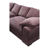 Plunge Dark Brown Sectional by MOES at Eve Furniture