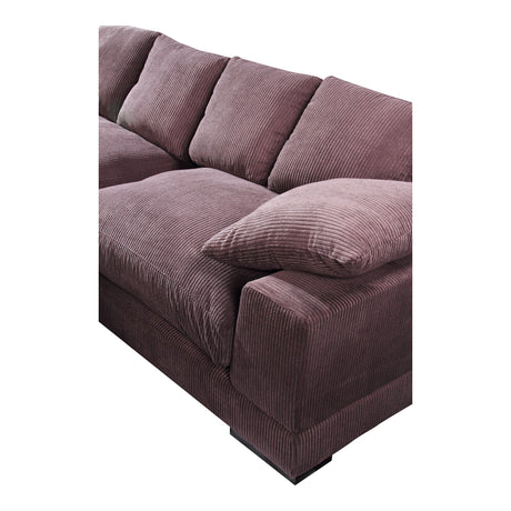 Plunge Dark Brown Sectional by MOES at Eve Furniture
