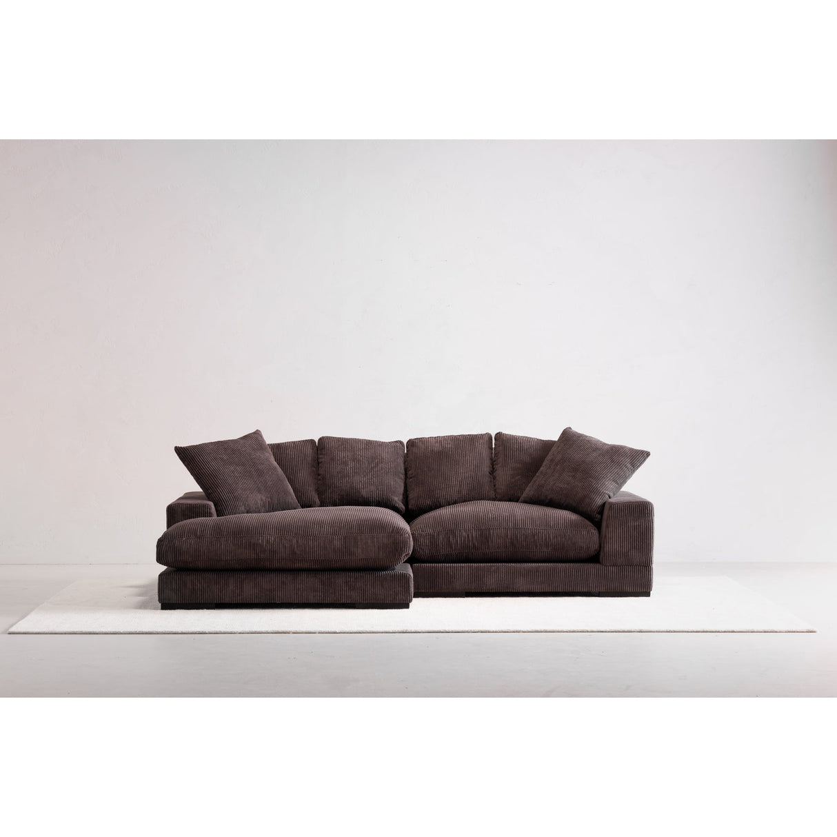 Plunge Dark Brown Sectional by MOES at Eve Furniture