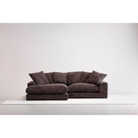 Plunge Dark Brown Sectional by MOES at Eve Furniture