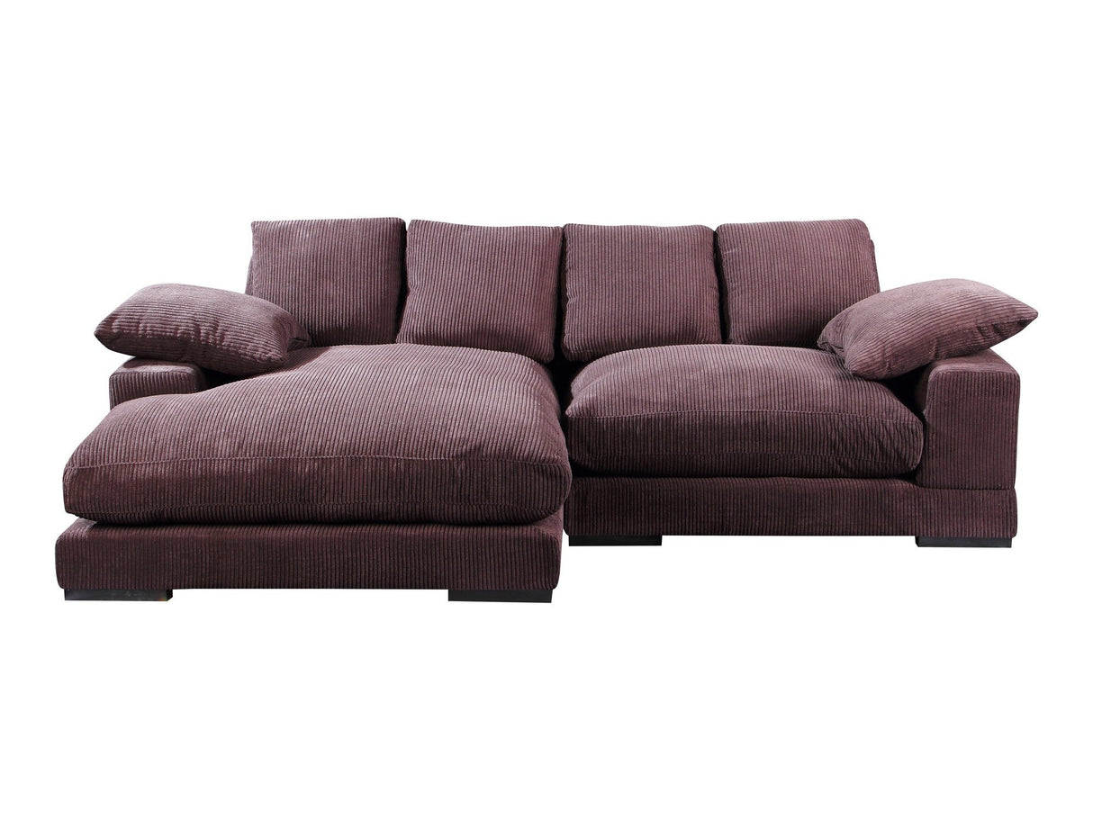 Plunge Dark Brown Sectional by MOES at Eve Furniture