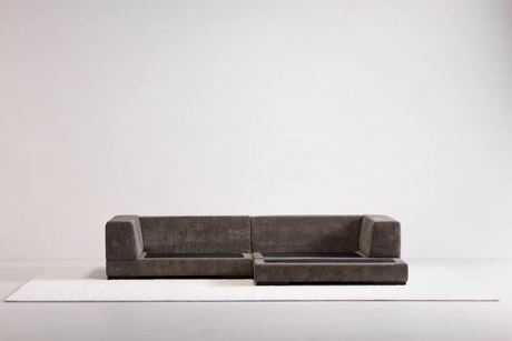 Plunge Navy Sectional by MOES at Eve Furniture