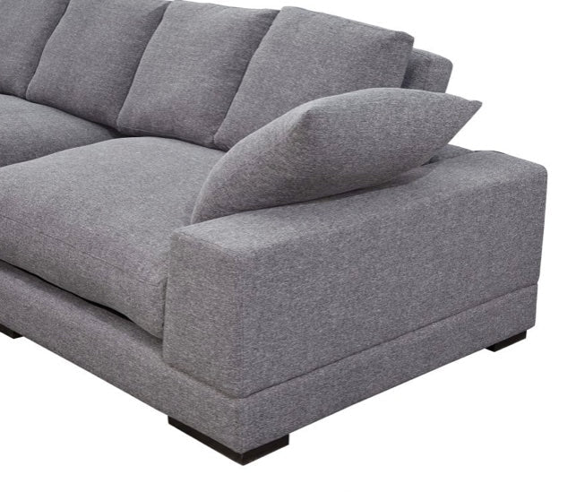 Plunge Sectional Anthracite by Moe's Home at Eve Furniture